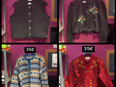 Vêtements vintage  : du velours et de la laine pour pimper vos tenues d'hiver 